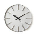 【壁掛時計】レムノス エッジクロック(SIZE:M φ29cm アルミニウム) AZ 24-08 AL【lemnos edgeclock AZUMI 安積伸 安積朋子 アルミニウム】【新築お祝い】