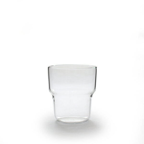【TG】Glass Cup Curved (size:M)【台湾ガラス 100％ 100パーセント グラス 耐熱ガラス ボロシリケイトガラス 深澤直人】