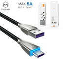 【お買い物マラソン限定P10倍&最大8%OFFクーポン】Type-C 充電 ケーブル 超急速充電 MAX 5A Huawei SUPER CHAGE対応 QC4.0 タイプC USBケーブル 19AWG Mcdodo LED付き 高速データ転送 Android スマホ アンドロイド 1.5m 2m ファーウェイ P20lite P20pro nova3 Mate10 Galaxy