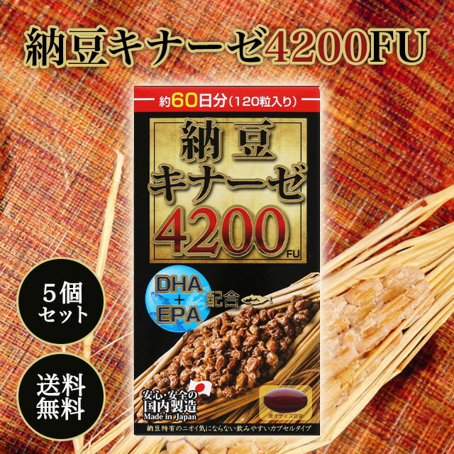 【レビューで1000円クーポン！】マルマン 納豆キナーゼ 4200FU 120粒 ナットウキナーゼ 1個 2個 3個 4個 5個セット Maruman 納豆キナーゼ 血糖値 納豆 納豆菌 生活習慣病予防 健康維持 高血圧 血栓症 納豆キナーゼ4200FU
