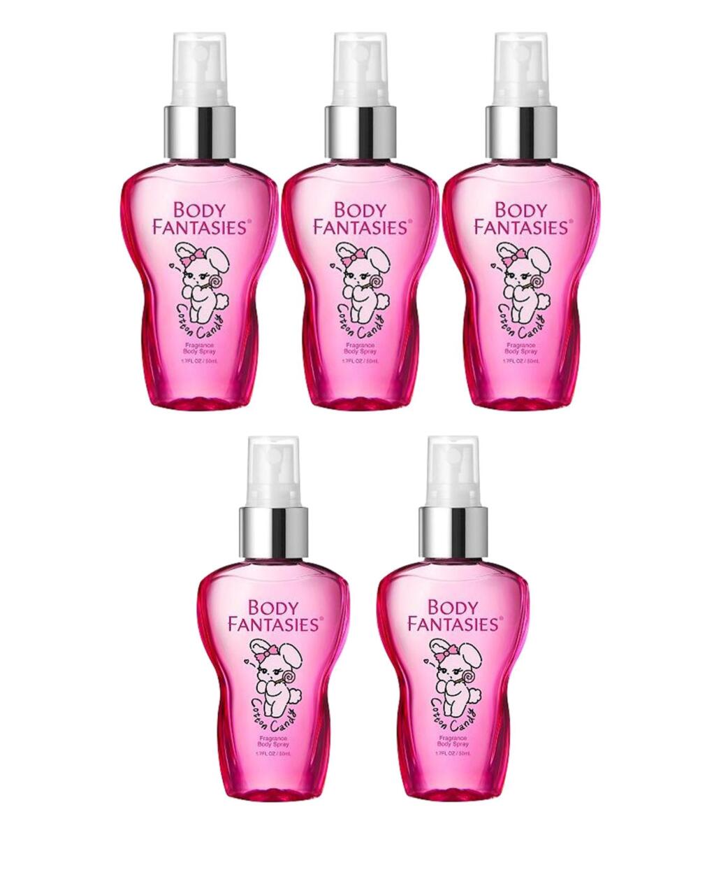 BODY FANTASIES ボディファンタジー ボディスプレー コットンキャンディ 50ml×5本セット