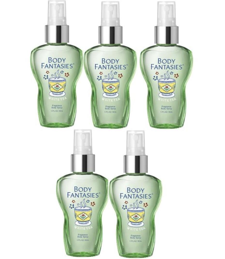 BODY FANTASIES ボディファンタジー ボディスプレー ホワイトティー 50ml×5本セット