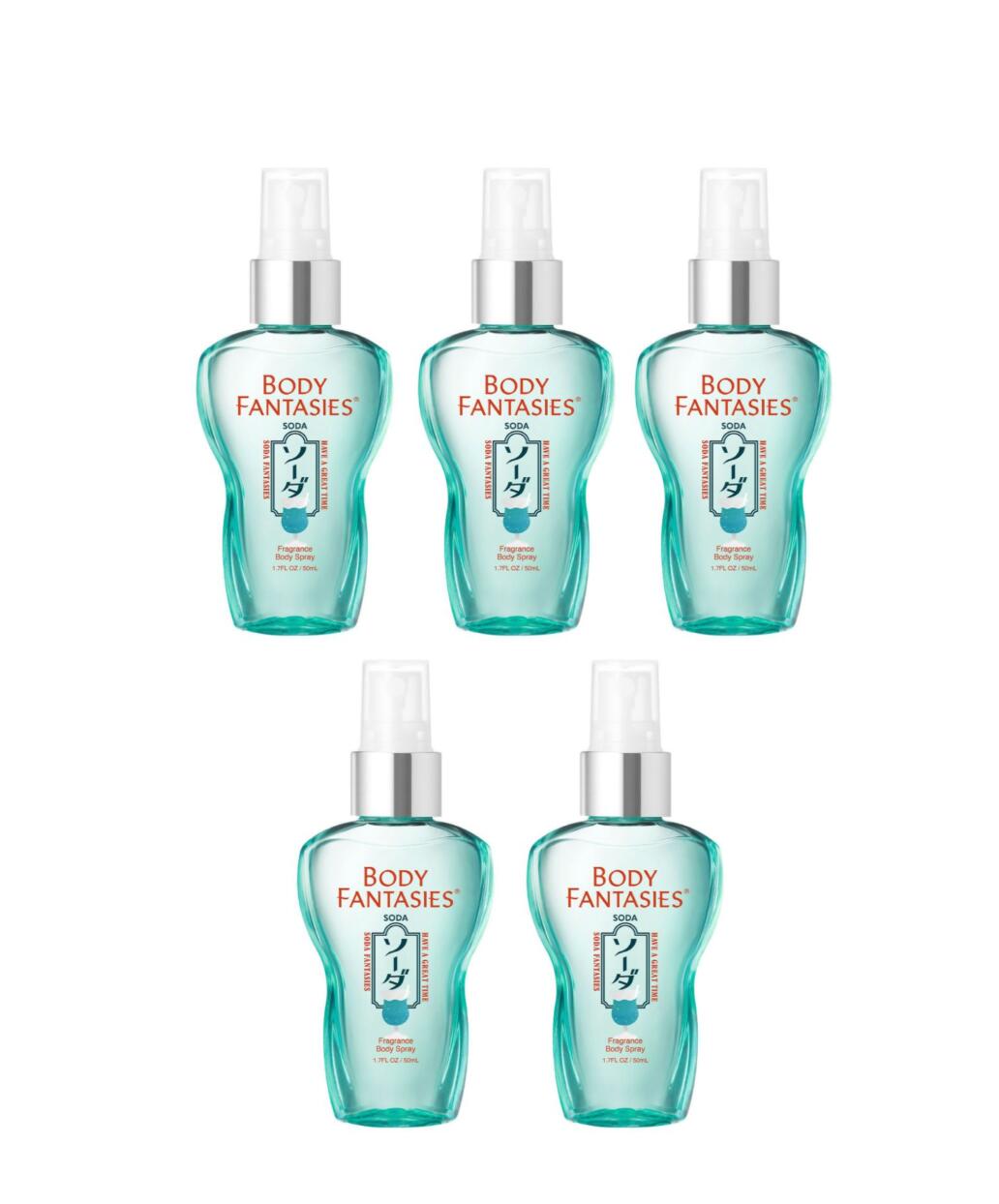BODY FANTASIES ボディファンタジー ボディスプレー ソーダ 50ml×5本セット