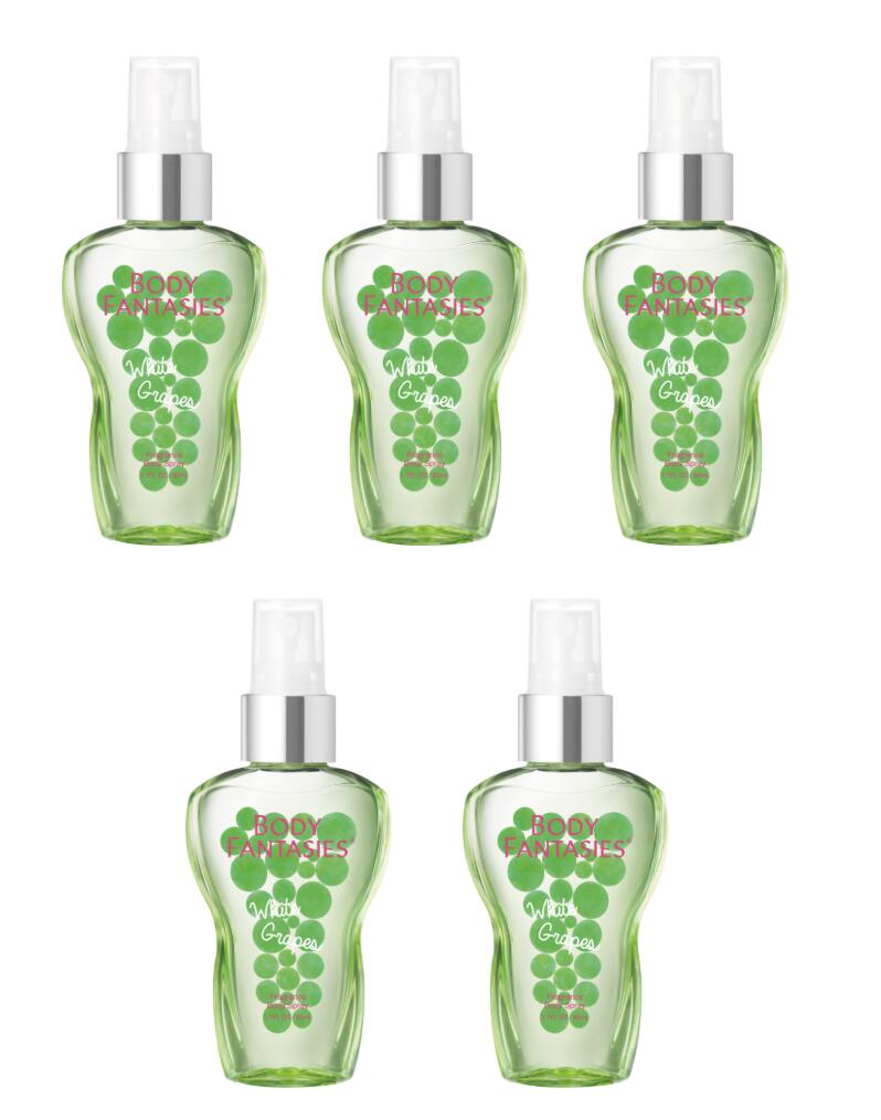 BODY FANTASIES ボディファンタジー ボディスプレー 白ブドウ 50ml×5本セット