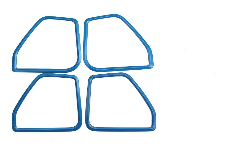 ポルシェPorsche Macan 専用設計 ドアスピーカガーニッシュ スピーカー装飾トリム カバー スピーカリング 4P 3カラー選択可能