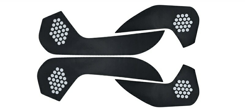 スバル フォレスター SJ系 専用設計 フロント リア ドア カバー カーボン紙 ブラック 4枚f