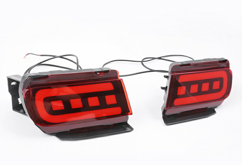 新品 ランドクルーザープラド150系 PRADO 専用 リア バンパー LEDテールランプ レッド/スモーク 左右セット 社外品