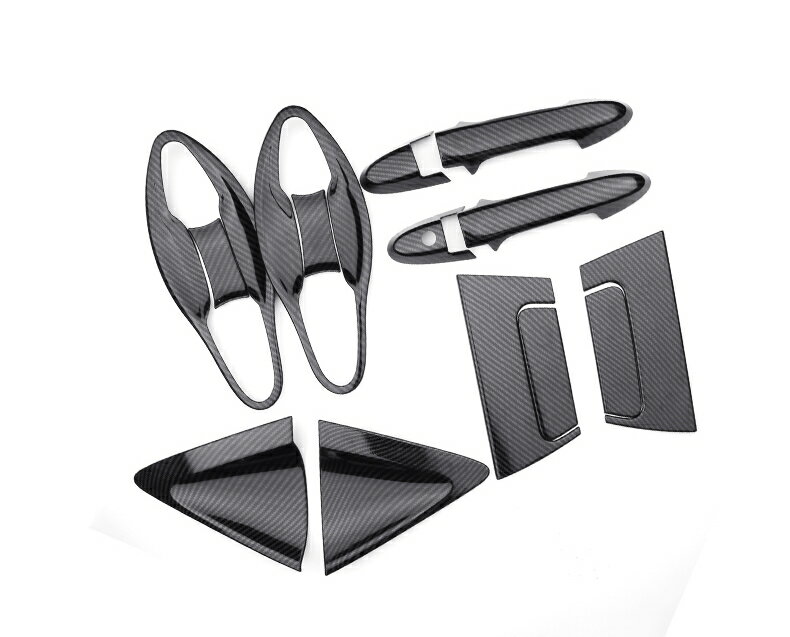 ホンダ ヴェゼル VEZEL RU1 RU2 RU3 RU4 用 ドアハンドル ガーニッシュ 保護 パーツ 14P 2色選び可