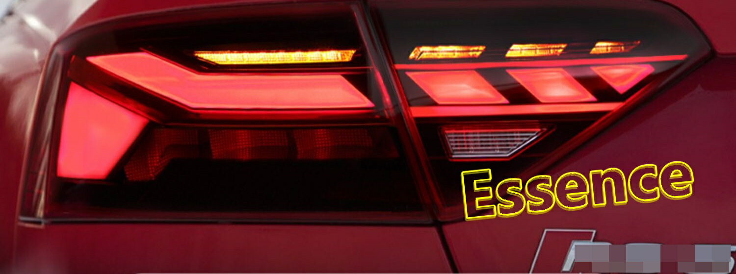 アウディ A5 テールライト テールランプ 流れるウインカー ドレスアップ 左右セット 社外品 6596