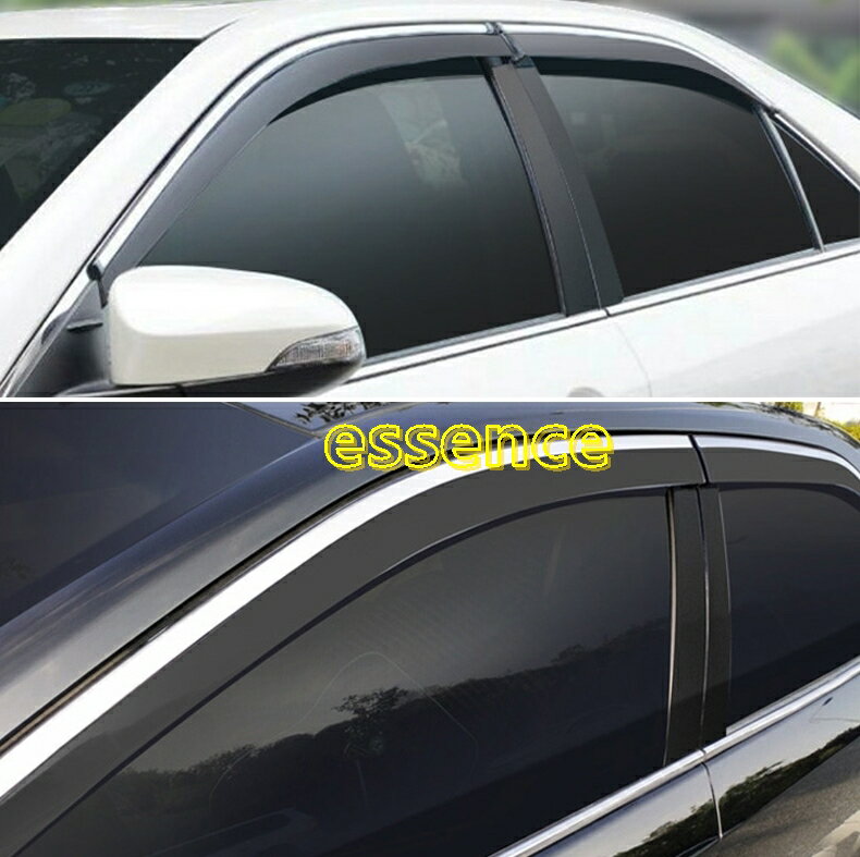 トヨタ カムリ50系 前期 後期 アクセサリー カスタム パーツ CAMRY 車の窓の雨の眉毛の装飾 サイドバイ..