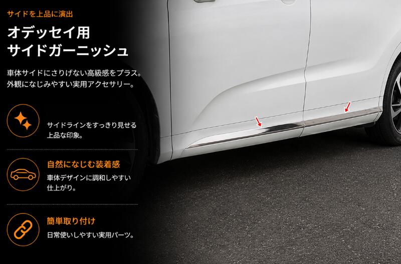 楽天市場】オデッセイ rc リアライセンスガーニッシュの通販