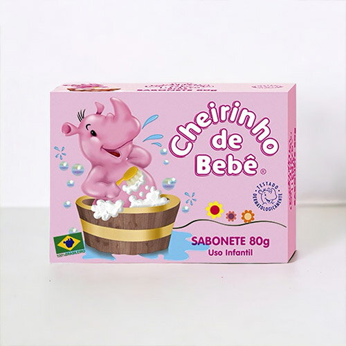 【スーパーセール当店最大P10倍】シェイリーノ デ ベベ CHEIRINHO DE BEBE ローズ 石鹸 80g ROSA SABONETE ベビー 幼児