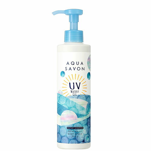 アクアシャボン Aqua Savon UVジェル 19S ウォータリーシャンプーの香り UV Gel 19S Waterly 260g 日焼け止め ジェル クリーム