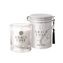 【ブラックフライデーP最大10倍】グレースコール GRACE COLE アロマキャンドル 200g ホワイトネクタリン＆ペアー WHITE NECTARINE AND PEAR ルームフレグランス