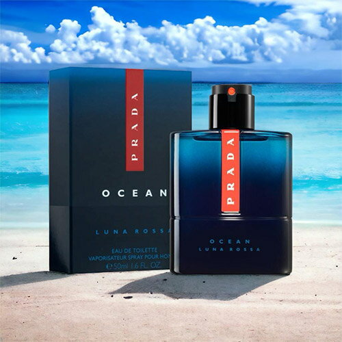 プラダ 香水（レディース） 【マラソンP最大7倍】プラダ PRADA ルナロッサ オーシャン EDT 50ml LUNA ROSSA OCEAN 香水 メンズ フレグランス ギフト プレゼント