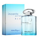  }\Pő7{ tFK SALVATORE FERRAGAMO CJg v[I u[ EDT 100ml INCANTO POUR HOMME BLEU  Y tOX Mtg v[g