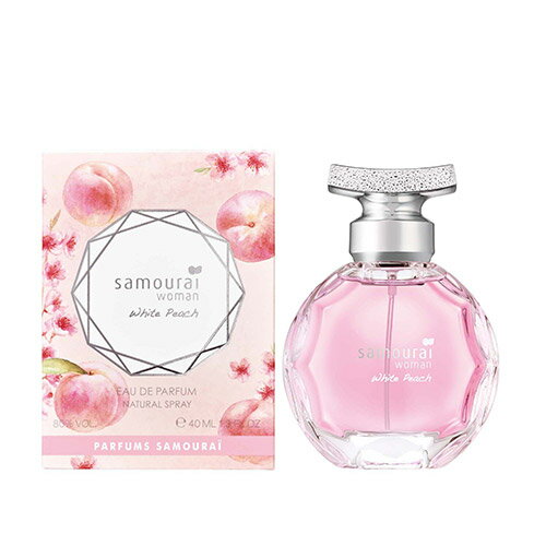 【ご愛顧感謝デーP最大10倍】サムライ ウーマン SAMOURAI WOMAN ホワイトピーチ EDP 40ml WHITE PEACH 香水 レディース フレグランス ギフト プレゼント