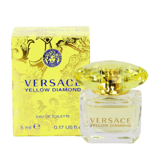 【マラソンP最大7倍】香水 レディース ヴェルサーチ Versace イエローダイアモンド Yellow Diamond EDT 5ml ミニ香水 フレグランス ギフト プレゼント