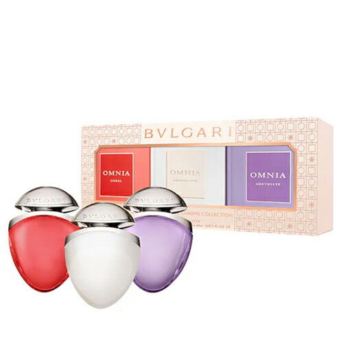 香水 レディース ブルガリ BVLGARI オムニア ジュエル チャーム コレクション セット ミニ香水 ギフト OMNIA COLLECTION 15ml × 3個 フレグランス あす楽