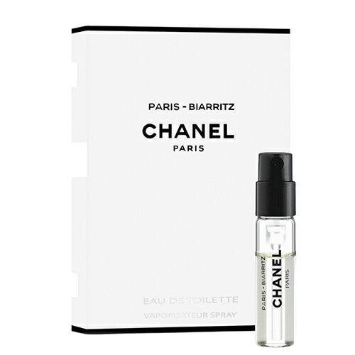 シャネル 【ご愛顧感謝デーP最大10倍】シャネル CHANEL パリ ビアリッツ オードゥ パルファム「チューブサンプル」CHANEL BIARRITZ EDT 1.5ml ミニ香水 フレグランス ギフト 「香水 レディース」