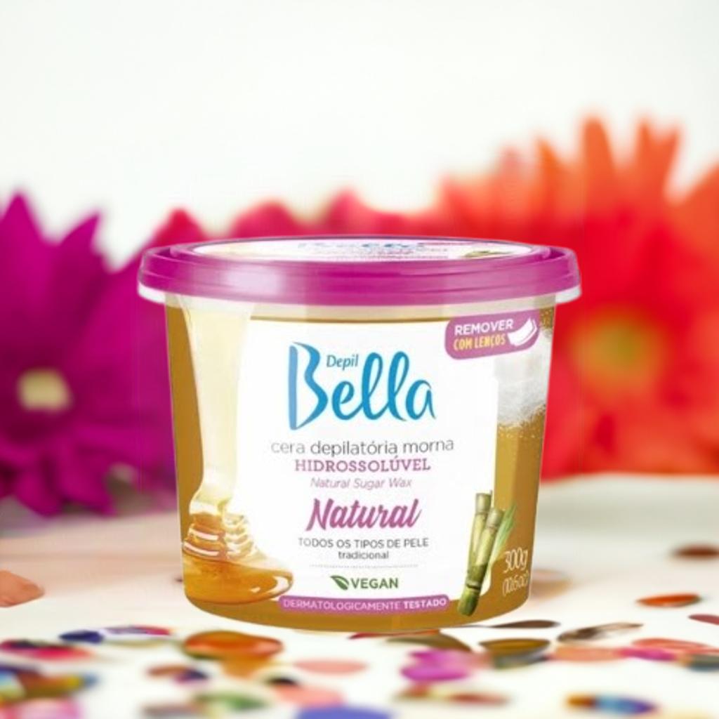 デピルベラ DEPIL BELLA 天然水溶性脱毛ワックス 300g Cera Depilat?ria Hidrossol?vel Depil Bella Natural 脱毛 ボディケア