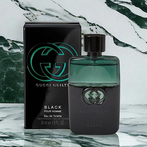 グッチ（GUCCI) 【マラソンP最大7倍】グッチ GUCCI ギルティ ブラック プールオム EDT 50ml GUILTY BLACK 香水 メンズ フレグランス ギフト