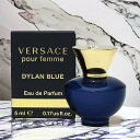 ヴェルサーチ 【マラソンP最大7倍】ヴェルサーチ VERSACE ディランブルー フェム「ミニボトル」EDP 5ml DYLAN BLUE FEMME 香水 レディース フレグランス プレゼント