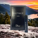 ディオール クリスチャン ディオール CHRISTIAN DIOR ソヴァージュ パルファム 1ml SAUVAGE PARFUM 「チューブサンプル」香水 メンズ フレグランス