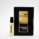 香水 メンズ レディース 兼用 マンセラ ブラック トゥ ブラック「チューブサンプル」Mancera Black to Black EDP 2ml ミニ香水 フレグランス