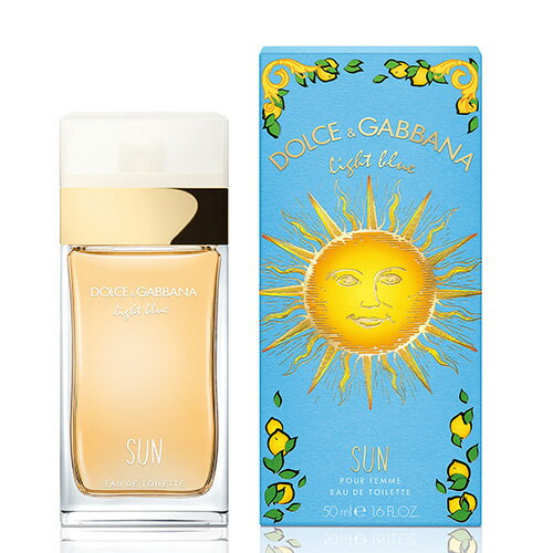 D＆G(ドルガバ) 【マラソンP最大7倍】ドルチェ&ガッバーナ ライトブルー サン EDT 50ml DOLCE GABBANA LIGHT BLUE SUN 香水 レディース フレグランス プレゼント