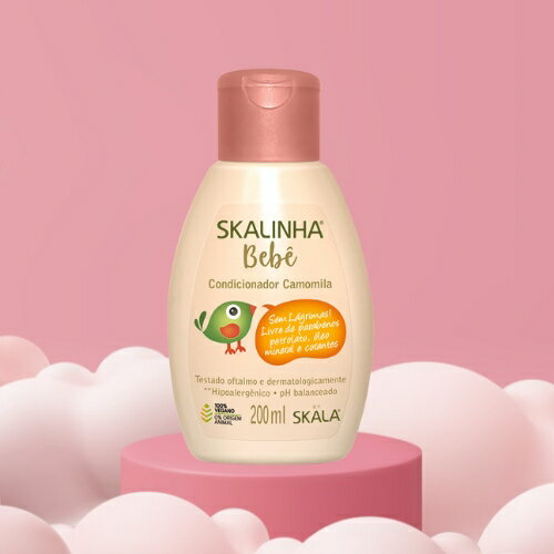 スカリニャベベ SKALINHA BEBE ベイビー ヘアコンディショナー カモミール 200ml CAMOMILA CONDICIONADOR キッズ ベビー