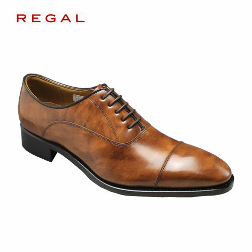 楽天神戸の紳士靴専門店moda【REGAL（リーガル）】ロングノーズビジネスシューズ・ストレートチップ（レース）・315R（ブラウン）/メンズ 靴