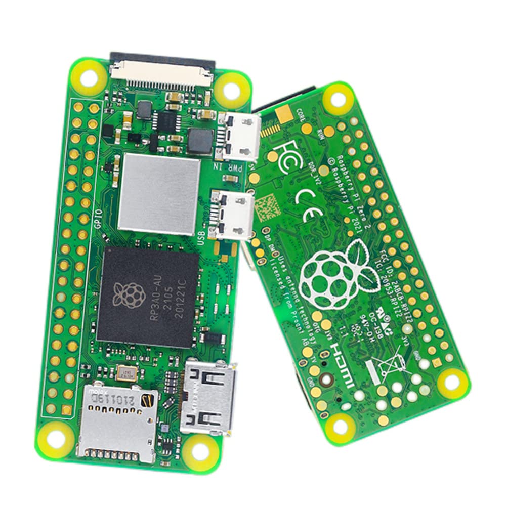 Raspberry Pi Zero 2 W ラズベリーパイ Zero W 2代 日本技適取得 RAM容量 512MB CPU速度1GHz クアッドコア 64ビット Arm CPUタイプ Cortex-A53 コンピュータ