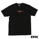 【数量限定特別価格】 KROD正規取扱店 新品 クラウド KROD ROSE TEE 【Tシャツ】 BLACK 999005081041(4)