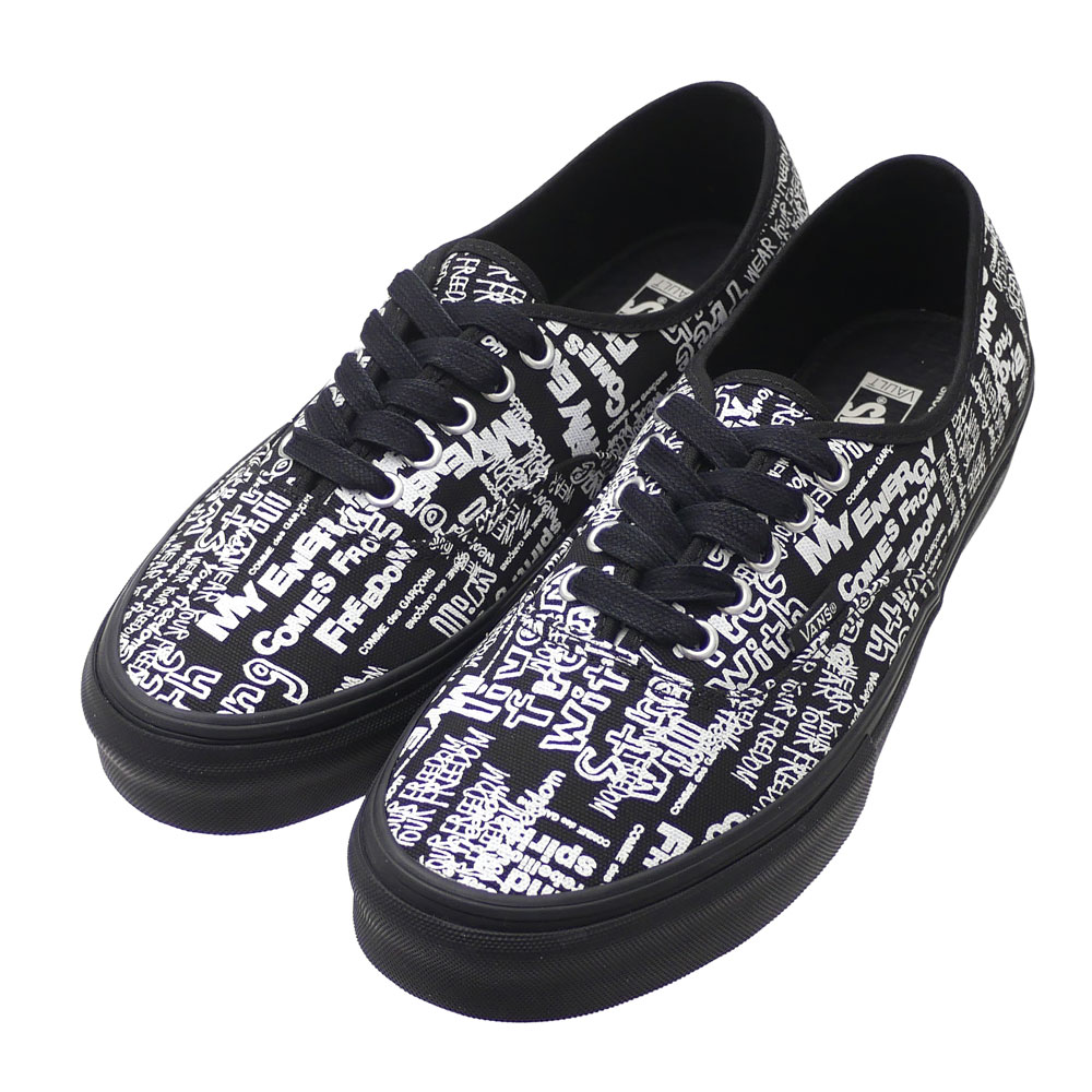 COMMEdesGARCONSコムデギャルソンxVANSVAULTバンズヴォルトAuthenticオーセンティックBLACK291002462261+【新品】39ショップ