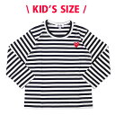 y{EKiz Vi vC RfM\ PLAY COMME des GARCONS KIDS BORDER LS TEE TVc BLACK ubN  LbY 202000991521