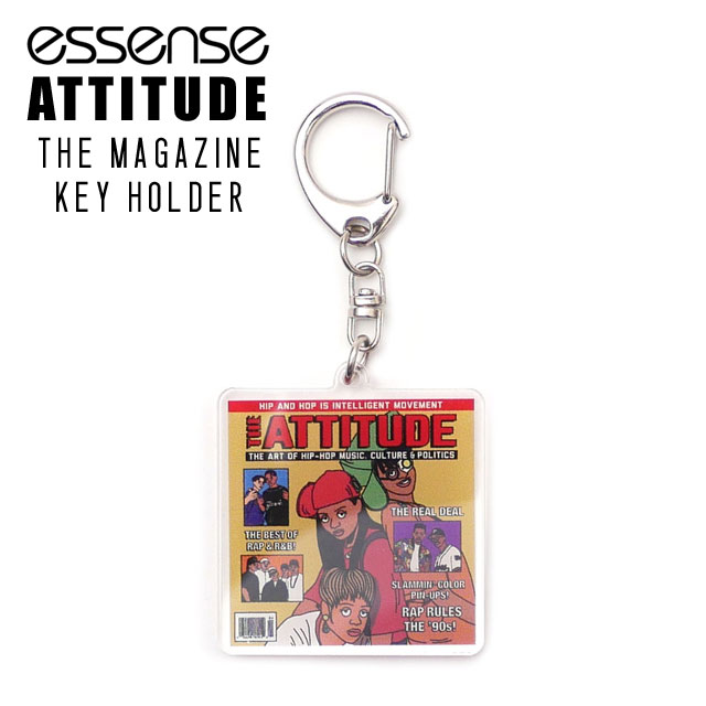 【本物 正規品】 新品 エッセンス essense x アティチュード ATTITUDE COLLABORATION THE MAGAZINE Key Holder キーホルダー MULTI マルチ