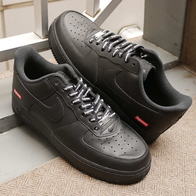 楽天essense【本物・正規品】 新品 シュプリーム SUPREME x ナイキ NIKE AIR FORCE 1 LOW エアフォース1 BLACK/BLACK CU9225-001 メンズ