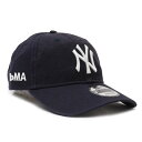 【本物 正規品】 新品 ニューエラ NEW ERA x モマ MoMA ニューヨーク ヤンキース 9TWENTY CAP ストラップバック キャップ NAVY ネイビー メンズ レディース