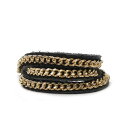 yʌʉiz Vi Ah@X ADVANCE ARG-8825 BRACELET uXbg GOLD BLACK S[h ubN Y