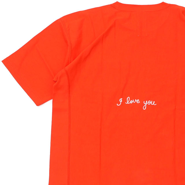 【本物・正規品】 新品 ロンハーマン RHC Ron Herman x チャンピオン Champion I Love You Tee リバースウィーブ Tシャツ ORANGE オレンジ メンズ