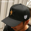 【本物・正規品】 新品 ヨシノリコタケ YOSHINORI KOTAKE x バーニーズ ニューヨーク BARNEYS NEWYORK BLACK LINE GOLD STAR SPANGLE MESH CAP キャップ BLACK ブラック 黒 メンズ