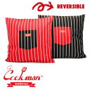CookmanK戵X y{EKiz Vi NbN} Cookman Cushion Pocket Cover Stripe Black & Red NbV Jo[ XgCv MULTI }`