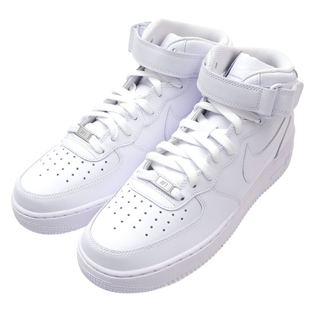 楽天essense【本物・正規品】 新品 ナイキ NIKE AIR FORCE 1 '07 MID エアフォース1 WHITE/WHITE CW2289-111 メンズ AF1 ミッドカット