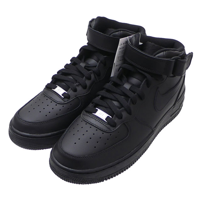 楽天essense【本物・正規品】 新品 ナイキ NIKE AIR FORCE 1 '07 MID エアフォース1 BLACK/BLACK CW2289-001 メンズ AF1 ミッドカット