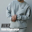 y{EKiz Vi iCL NIKE TECH FLEECE CREW ebNt[X N[XEFbg DARK GREY HEATHER O[ CU4506-063 Y ETF084