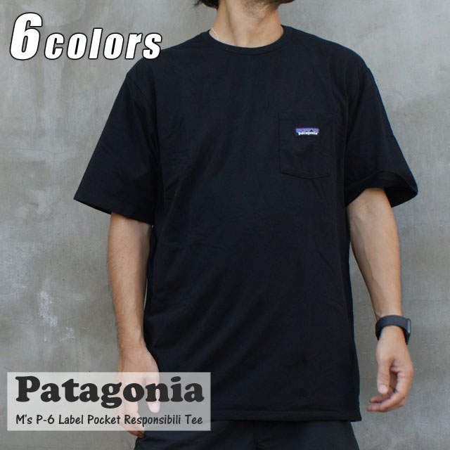  新品 パタゴニア Patagonia M's P-6 Label Pocket Responsibili Tee P-6ラベル ポケット レスポンシビリ Tシャツ 37406 メンズ レディース