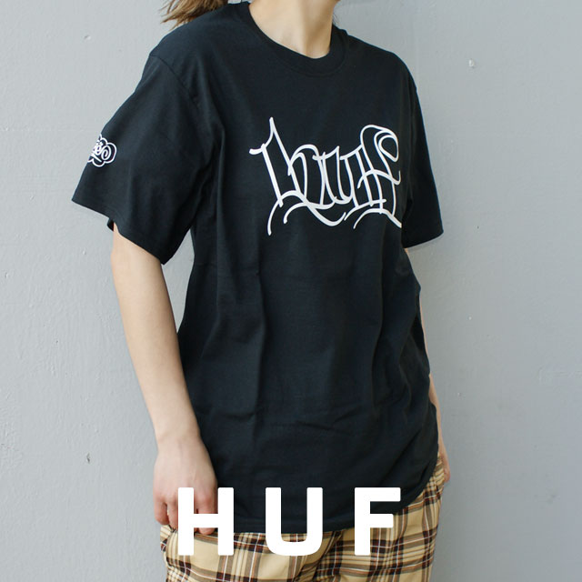 HUF正規取扱店  新品 ハフ HUF x エリック ヘイズ ERIC HAZE HANDSTYLE 2 TEE Tシャツ BLACK ブラック 黒 メンズ