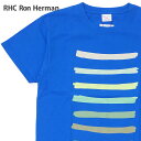 y{EKiz Vi n[} RHC Ron Herman x `sI Champion Rainbow Crewneck Tee TVc BLUE u[  fB[X