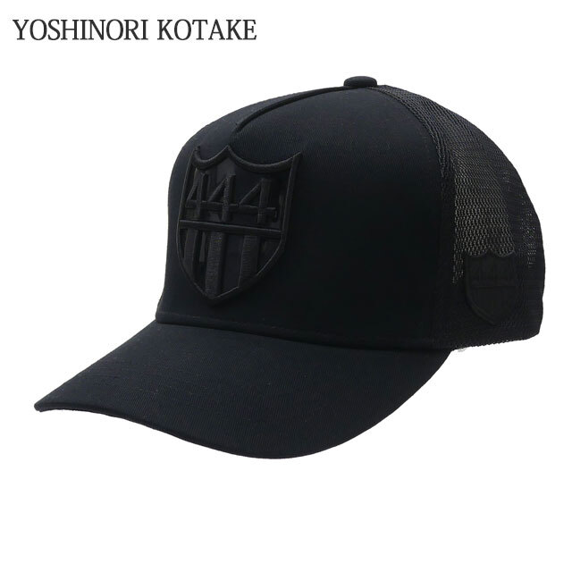 【本物 正規品】 新品 ヨシノリコタケ YOSHINORI KOTAKE x BARNEYS NEWYORK BLACK LINE 444LOGO MESH CAP BLACKxBLACK